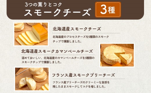 【定期便：全2回】スモークチーズセット