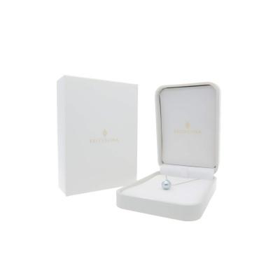 ふるさと納税 神戸市 【姫果】無調色 スカイブルー アコヤ真珠 ダイヤモンド PT900 プラチナ ペンダントトップ |  | 02