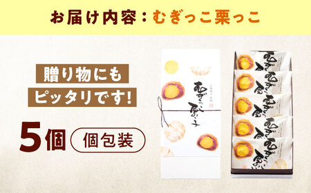 むぎっこ栗っ子（5入箱）[BAFL030] くりまんじゅう