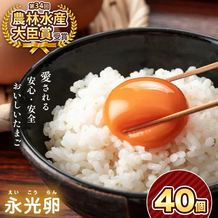 永光卵 おいしいたまご永光卵 40個 | 光永ファーム 卵 