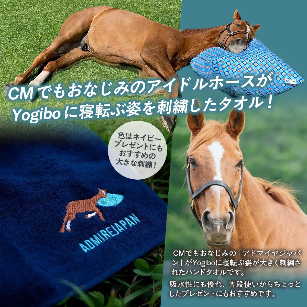【TVで紹介！ 】【アドマイヤジャパン×Yogibo】ハンドタオル BRTV041