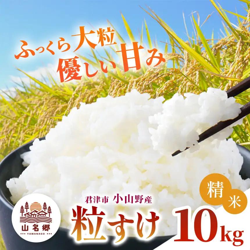 精米 令和7年産 君津市小山野産 粒すけ 10kg | あかかげ農園