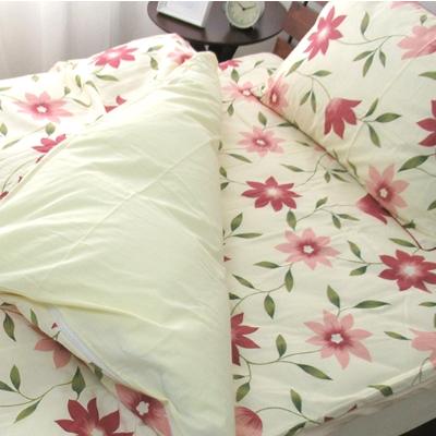 ふるさと納税 泉大津市 【シングル】日本製 綿100% ふとんカバー掛・敷・枕3点セット 花柄 ピンク KHANA-S-PI