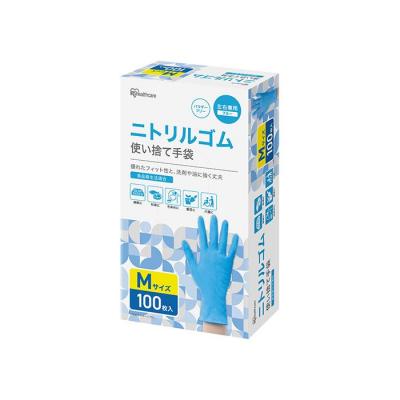 ふるさと納税 角田市 【100枚×3箱】ニトリルゴム手袋　Mサイズ　100枚　RNBR-100M |  | 01