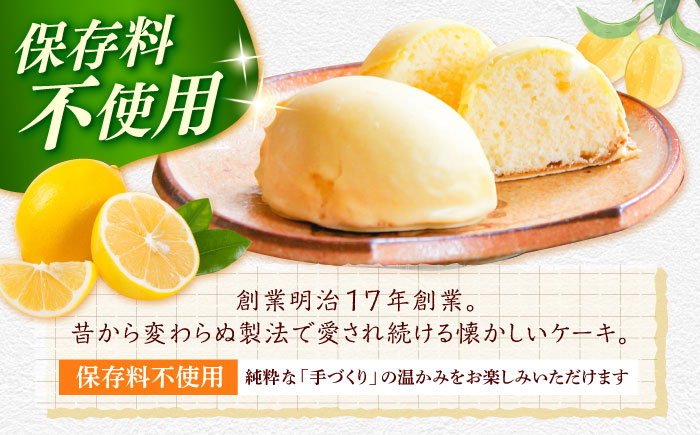 【老舗の菓子屋 鹿の子】レモンケーキ 10個《築上町》【有限会社　御菓子司　鹿の子】 [ABAC026]