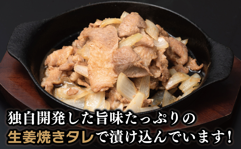 生姜焼き用 栗豚 切り落とし 900g【たれ漬け 小分け 300g×3P 豚肉 スライス 焼くだけ】 005A587_イメージ2
