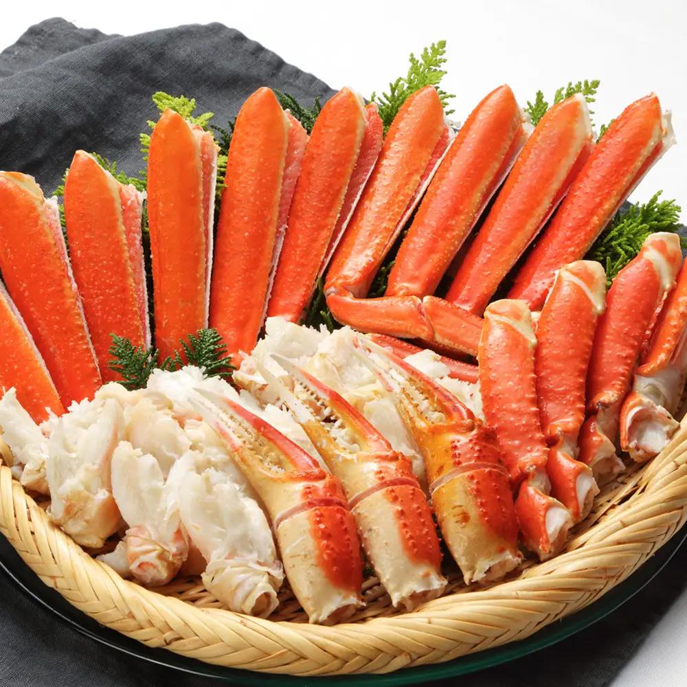 カット済みボイルズワイガニ 700g(総重量1kg/約2～3人前)【鳥取県 境港市】
