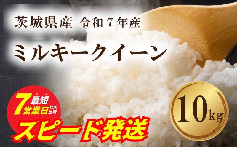 
                  【 スピード発送 】 令和7年産 精米 茨城県産 ミルキークイーン 10kg ( 5kg × 2袋 ) 米 お米 ご飯 ごはん コメ 白米 ライス みるきーくいーん 7営業日以内発送 すぐ届く すぐ発送 米10kg 10キロ 銘柄米 茨城県 新生活 応援 kome okome 茨城県産 国産 産地直送 ※ 関東 茨城 筑西
                