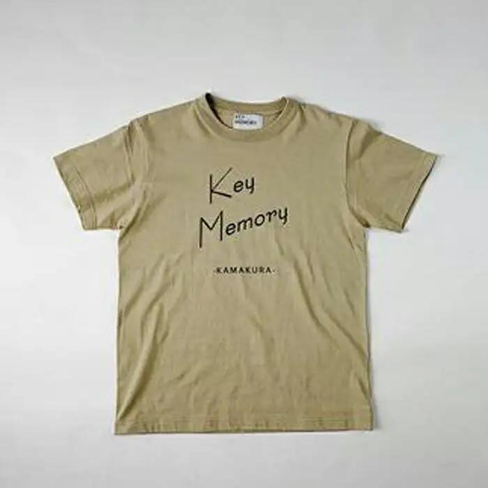 【1サイズ】KEYMEMORY かまくらロゴＴシャツ　BEIGE