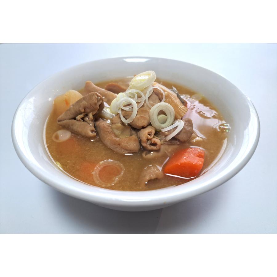 ＜多聞＞もつ煮500g2種各2袋（プレーン500g×2、辛味500g×2）
