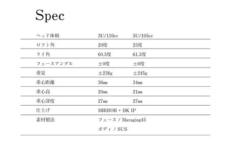 ワークスゴルフ GOGUE R2ユーティリティ 3U Diamana for DRACONシャフト（50SR）