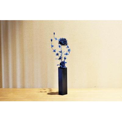 ふるさと納税 徳島市 藍染花　一輪挿しアレンジ 小(矢車草)【DA021】