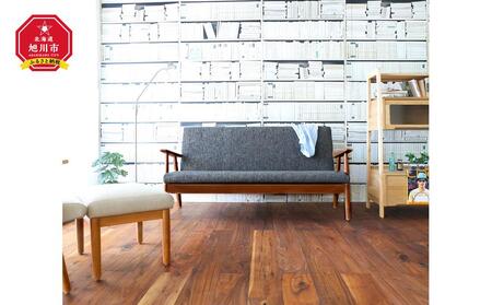 旭川家具 宮田産業 JETHRO(ジェスロ) 3人掛けソファ チーク色 【 国産 無垢 インテリア 木製 ナチュラル 北欧 ソファ ソファー 2.5人掛け 3人掛け リビング ダイニング 北海道 】_00998