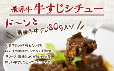 飛騨牛シチュー＆飛騨牛牛すじシチュー（400ｇ × 各3袋） | 極旨 ビーフシチュー 牛すじシチュー 飛騨牛 飛騨清見ソース 具材ゴロゴロ 飛騨牛 おいしい おすすめ レトルト 野菜 ふるさと清見 
