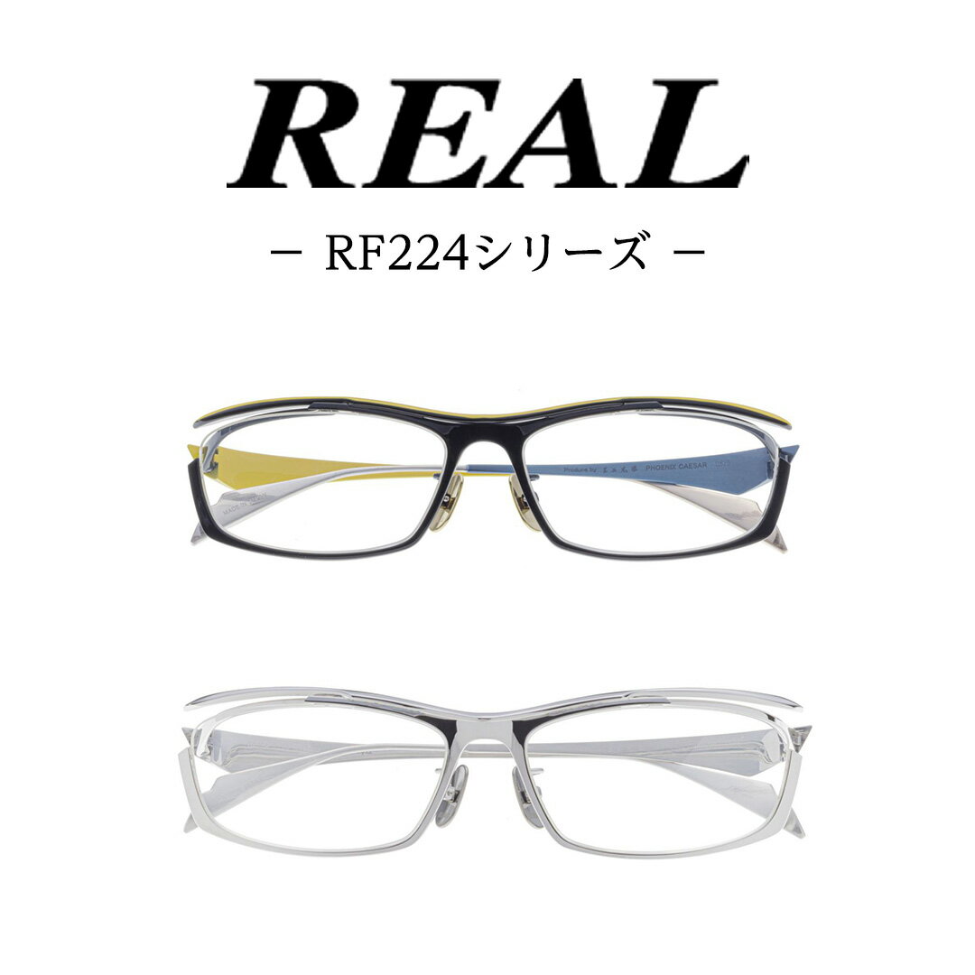 【ふるさと納税】【 リアル メガネ タートル 】 REAL RF224 度無しブルーライトカットレンズ ＆ 老眼レンズ 対応 眼鏡 めがね メガネ メガネフレーム 国産 鯖江製 鯖江 ブルーライトカット 老眼
