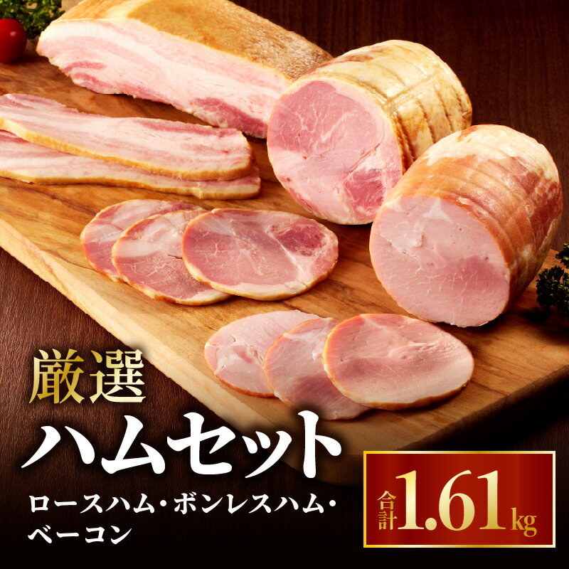 【ふるさと納税】厳選ハムセット(ロースハム・ボンレスハム・ベーコン) ハム ベーコン ハムセット 加工品 肉加工品 セット 詰め合わせ 食べ比べ 味楽べ 贈答 贈答用 贈り物 ギフト 冬ギフト お歳暮 プレゼント 焼肉 BBQ アウトドア キャンプ 豚肉 肉 お肉 グルメ お取り寄せ