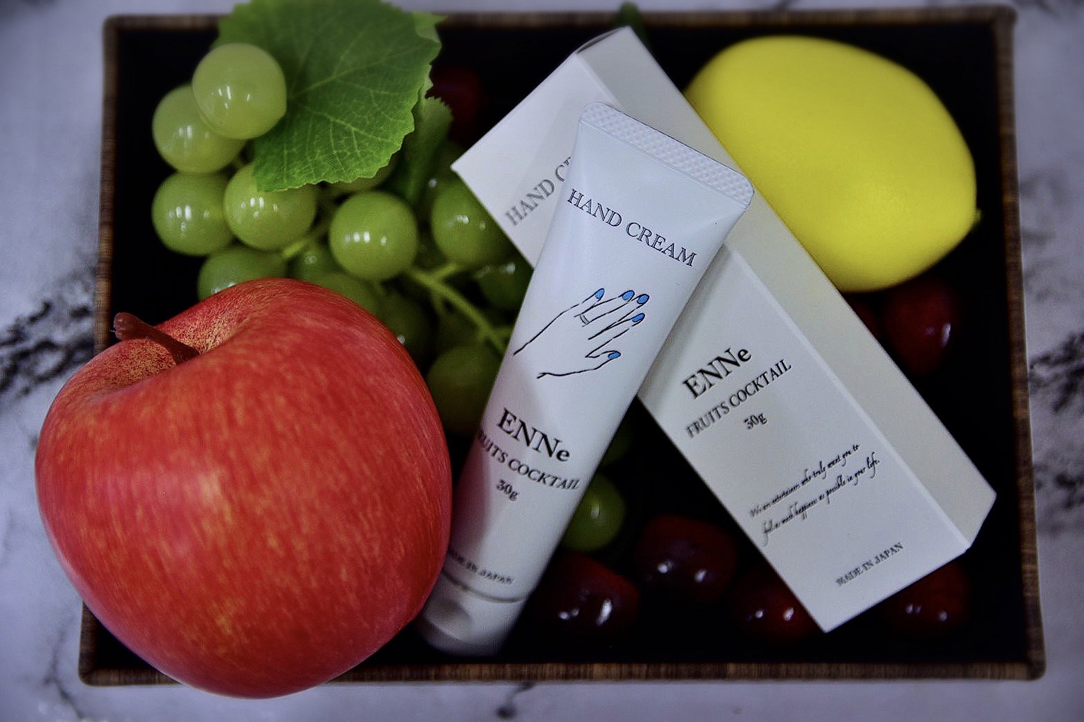 ハンドクリーム ENNe 4本セット WHITE FRAGRANCE ホワイトフレグランス LEMON BOUQUET レモンブーケ FRUITS COCKTAIL フルーツカクテル TEA TIME