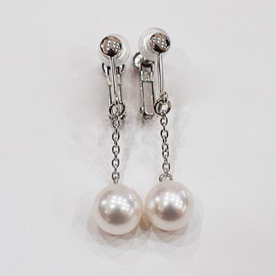 ふるさと納税 天草市 あこや真珠 ホワイトピンク 7.5 - 8mm イヤリング シルバー925 _S085-389 |  | 02