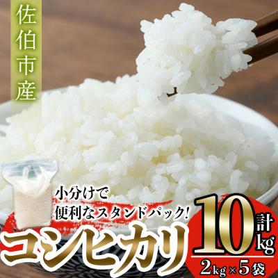 ふるさと納税 佐伯市 <令和7年産>大分 コシヒカリ 精米済 (計10kg・2kg×5袋)