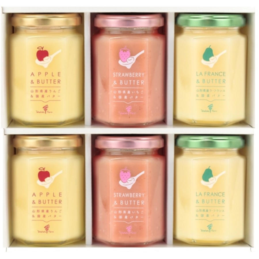 ＜たかはたファーム＞フルーツ＆バター6個詰合せ