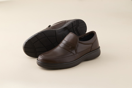 AKIO GOLF 3401 4E DR(Dブラウン) ソフトシープと牛革のコンビ 26.5cm【(株)アキオ製靴】[Q9-15902-6]