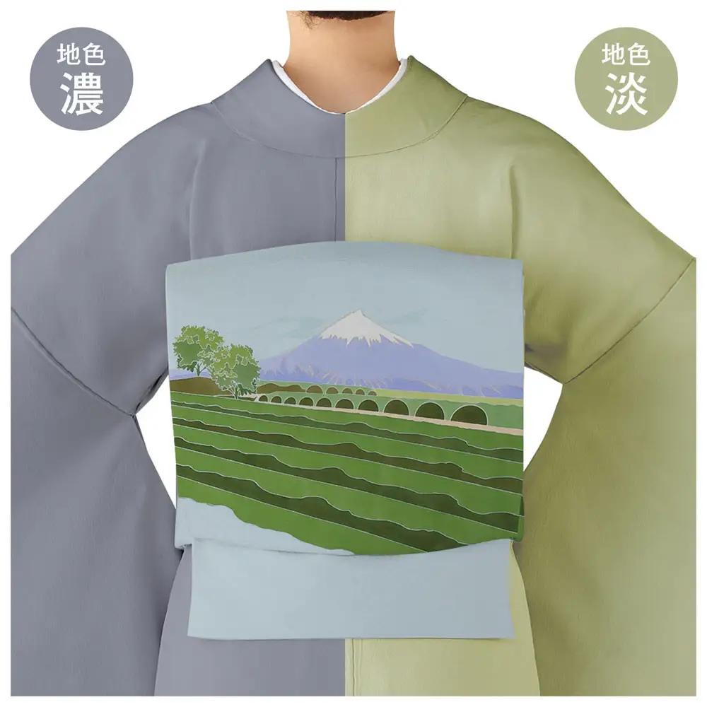 【和装振興応援プロジェクト】歳時記5月2「八十八夜」京手描友禅 染帯｜染帯 着物 織物 人気 おすすめ [ 手描友禅 帯 染匠 職人 歳時記 人気 おすすめ ギフト プレゼント お取り寄せ 通販 送料