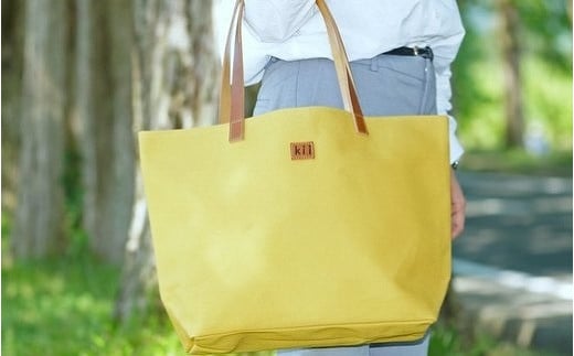 ◆TM99T-C　色が選べる！オリジナル後ポケット付きトートバック（イエロー）【チョイス限定】【高島縁人限定】