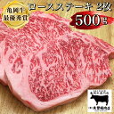 【ふるさと納税】亀岡牛 ロースステーキ 500g ※冷凍(冷蔵も指定可)ふるさと納税牛肉＜亀岡牛専門店 木曽精肉店＞☆祝！亀岡牛 2023年最優秀賞（農林水産大臣賞）受賞☆月間MVPふるさと納税賞 第1号（2020年10月）・SDGs未来都市亀岡