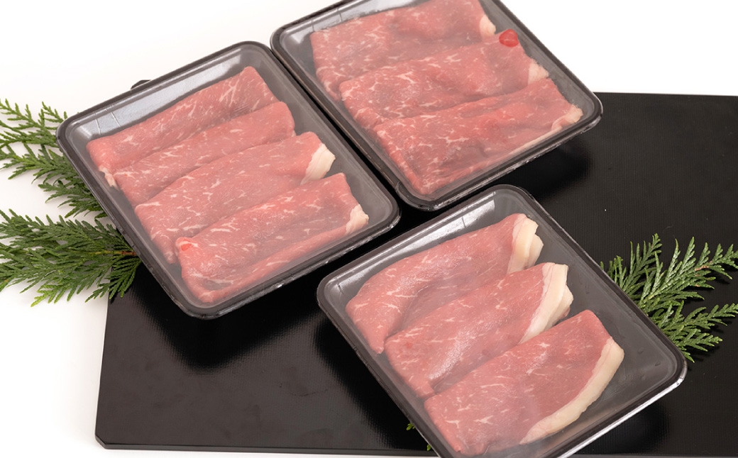 【訳アリ】 くまもと あか牛 すきやき しゃぶしゃぶ用 600g (3～4人前) 牛肉