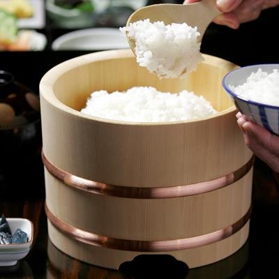 ふるさと納税 南木曽町 木曽の桶屋　江戸おひつ　21センチ(5合用)