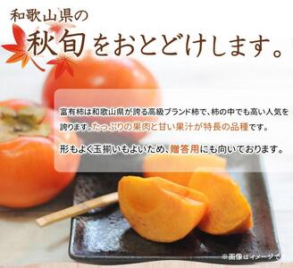 和歌山秋の味覚　富有柿　約２ｋｇ化粧箱入「2024年11月上旬以降発送予定」