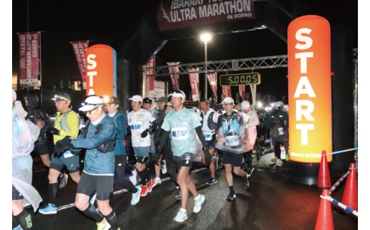 第9回茨城100kウルトラマラソンin鹿行(ROKKO) 大会参加券(1名様) 2027年3月14日 開催 期間限定 マラソン ランナー 出場権 出走権 出走 体験 運動 記念 思い出参加 参加券 チ
