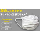 【ふるさと納税】鎌倉で生まれた 次世代型不織布エコマスク【ホワイト 25枚】/【ブラック 25枚】