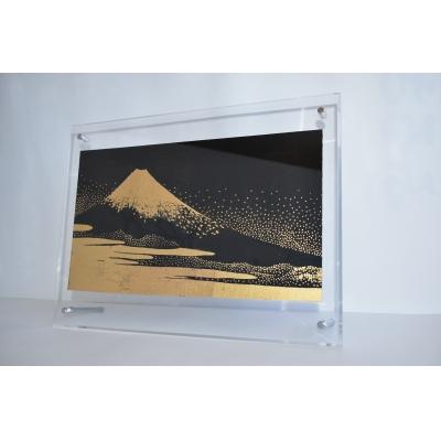 ふるさと納税 小山町 手染め富士山飾り(本金)大