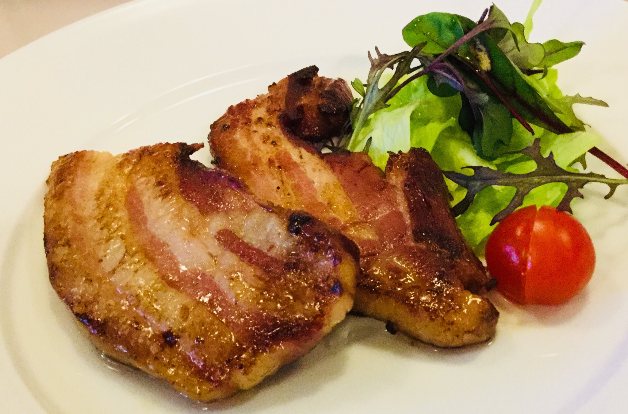 白金豚バラ丸1枚　かたまり肉ブロック 【1810】