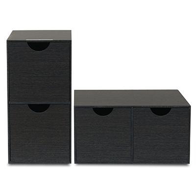 ふるさと納税 海南市 和歌山県海南市 バスク ミニ収納ボックス S ブラック 2個組 コンパクトでおしゃれな収納ボックス。 |  | 02