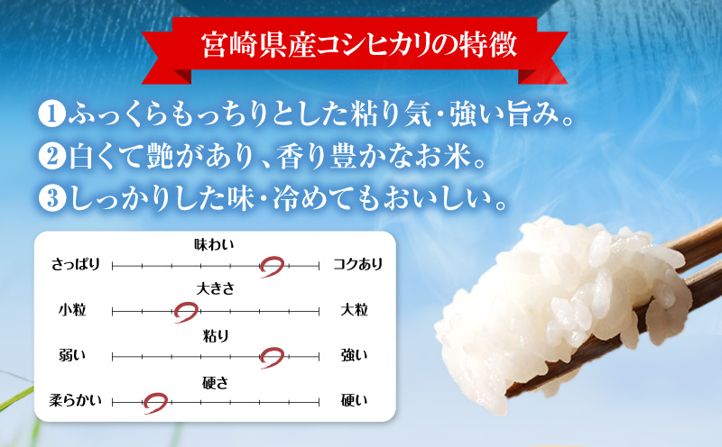 《令和7年産》宮崎県産コシヒカリ 合計10kg(5kg×2袋) コシヒカリ 宮崎県産 超早場米 早場米 精米 白米 お米 米 ごはん 主食 炭水化物