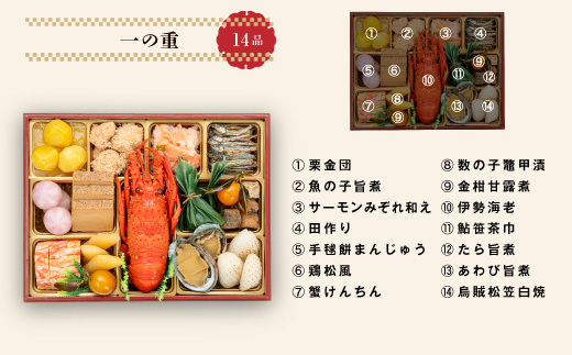 千賀屋謹製 2026年 迎春おせち料理「慶福」和風三段重 3～4人前 全35品　冷蔵