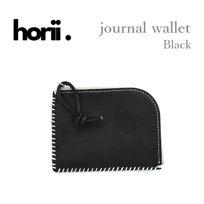 【horii. 】journal wallet（ｼﾞｬｰﾅﾙｳｫﾚｯﾄ）black　【33-33-BK】