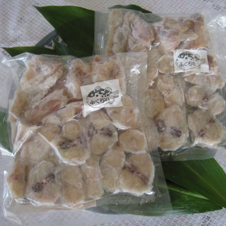 ふぐ ぶつ切 鍋 唐揚用 真ふぐ 約600g×2尾分 魚