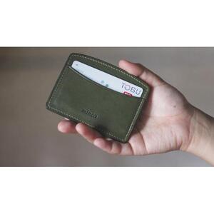 【minca】栃木レザーのヨコ型パスケース 定期入れ パスホルダー02/オリーブ　700【雑貨 日用品 人気 おすすめ 】
