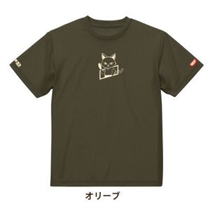 JTTA公認　卓球ユニフォーム【男女兼用(ドライ):140サイズ】ねこ　オリーブ【1673450】