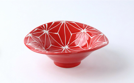 【波佐見焼】ホワイトライン 変形鉢 3枚セット【翔芳窯】[FE308]