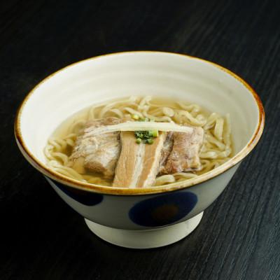 ふるさと納税 西原町 自家製生麺 ちょーでーぐぁの年越しすば 3食セット 太麺タイプ (本ソーキ/軟骨ソーキ/三枚肉付き) | 