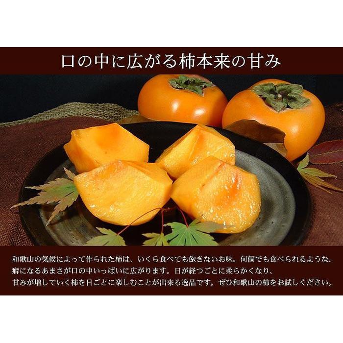 【ふるさと納税】和歌山の種なし柿　約7.5kg（秀品：サイズ・品種おまかせ）／紀伊国屋文左衛門本舗［TC4］