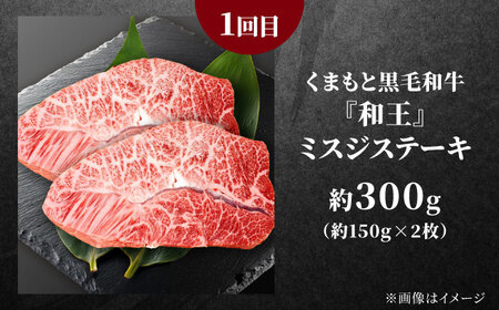 全3回 くまもとステーキ食べ比べ定期便 ステーキ黒毛和牛あか牛AYZZ004