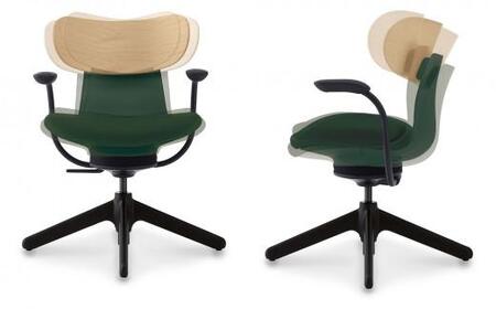 Mld2_コクヨチェアー　イングライフ(ミディアムグレージュ)／背合板・肘つき・フローリング用（Vキャスター）　／在宅ワーク・テレワークにお勧めの椅子