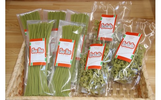 
Kon Pas＆Kome Kon Pas （昆布パスタ＆米粉と昆布のショートパスタ）計８袋
