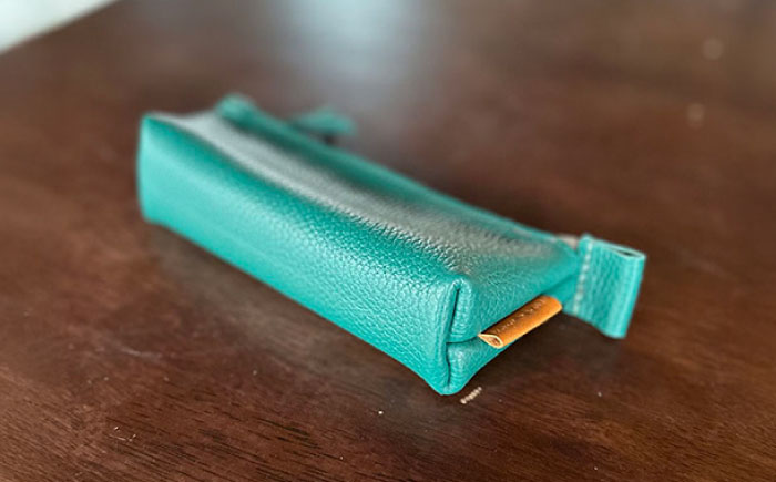 【職人手作り】イタリア産 アドリア牛革 ペンケース　（選べる15色）《築上町》【たけもとかばん】 革製品 レザー 牛革 [ABAM060]