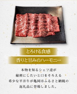 数々の誉れに輝く最高峰 黒毛和牛「平井牛」A5 焼肉用 赤身 250g 京都 丹波牧場 自家産≪ウチヒラ・マル・イチボ・ランプ・ウチモモ・シンタマ 希少 和牛 京都肉 冷凍 真空 BBQ キャンプ≫